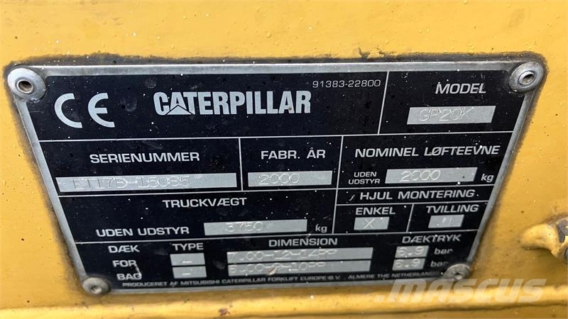 CAT GP20K CAT GP20K. 2tons Gas truck Camiones diesel