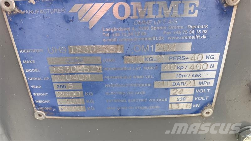 Omme 1830 Omme 1830 I velholdt stand رافعات ومنصات أخرى