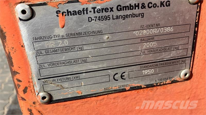 Schaeff HR 2.0 Scharff/Terex 2.0 Lánctalpas kotrók