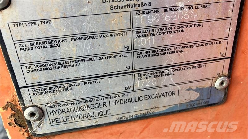 Terex TC16 Terex Tc16 Mini bagri <7t