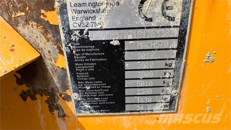 Twaites 3 Tons Thwaites 3 Tons dumper عربات نقل قلابة للمواقع