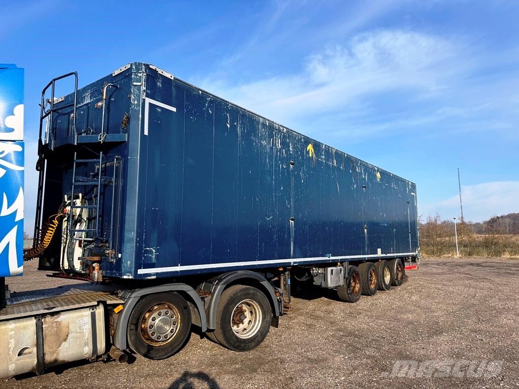 Kel-Berg 4 aksl. Hout snipper oplegger