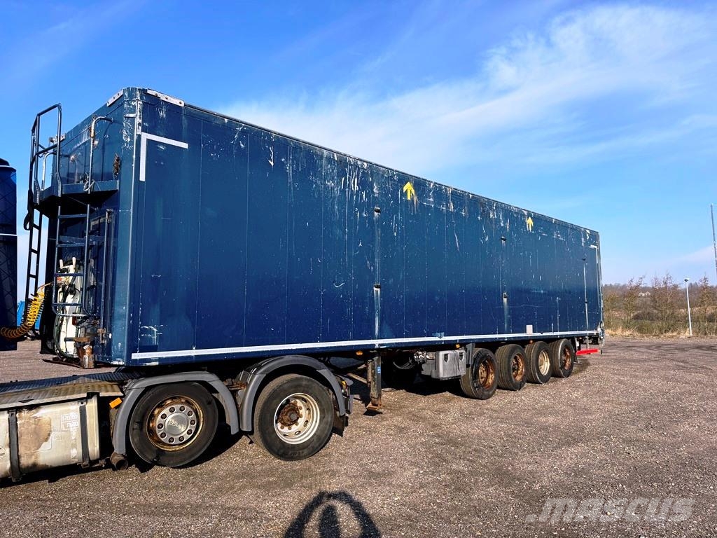 Kel-Berg 4 aksl. Hout snipper oplegger
