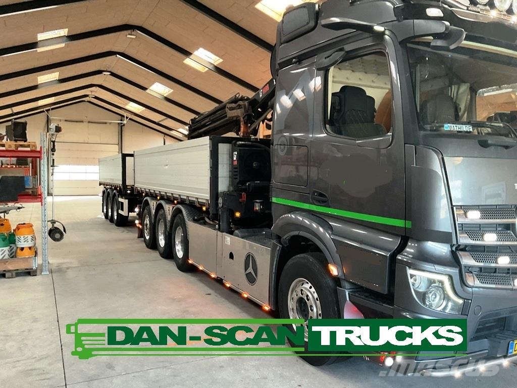 Mercedes-Benz 3256 8x4*4 Hiab 302 kran inkl. kærre Kiperi kamioni