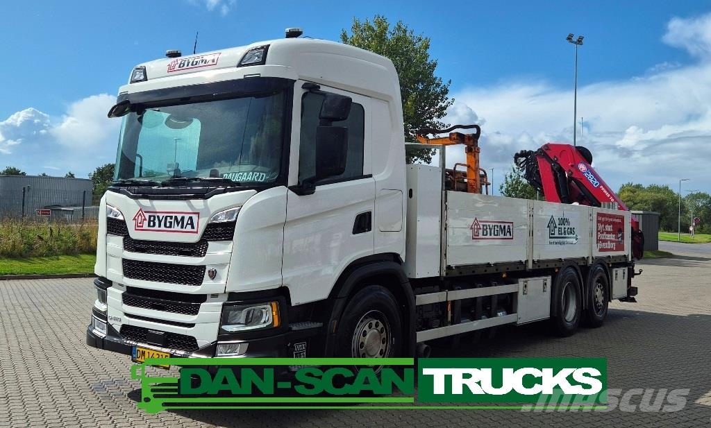 Scania G410 GAS HMF 2820 kran Kranwagen