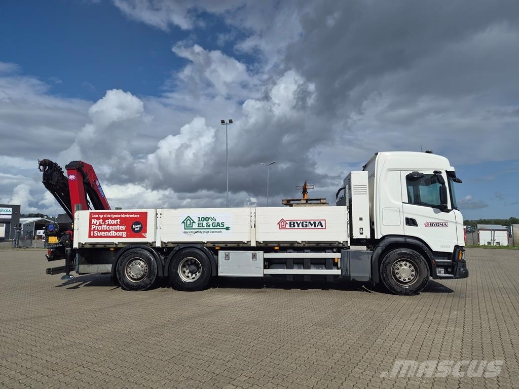 Scania G410 GAS HMF 2820 kran Kranwagen