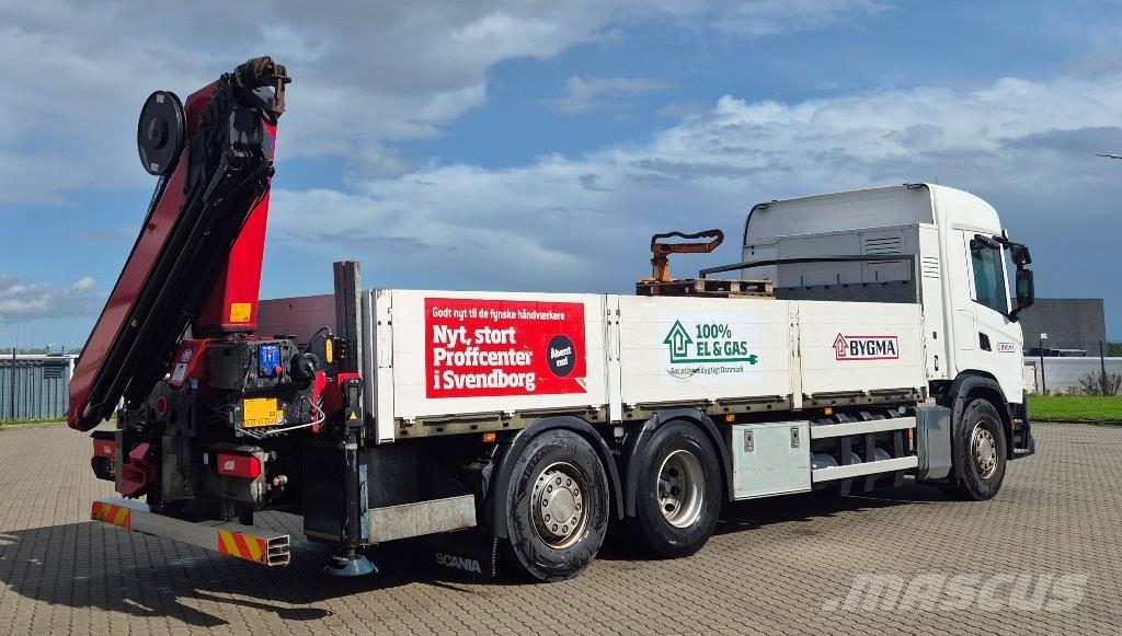 Scania G410 GAS HMF 2820 kran Kranwagen