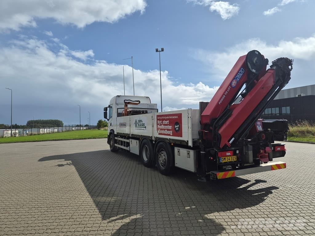 Scania G410 GAS HMF 2820 kran Kranwagen