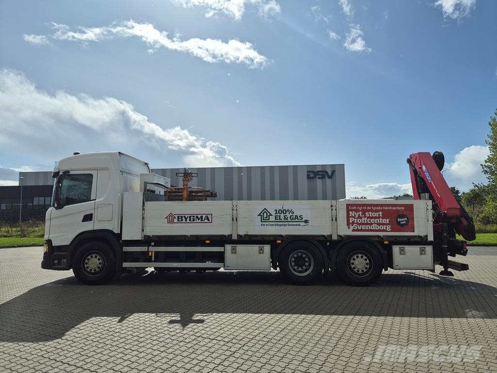 Scania G410 GAS HMF 2820 kran Kranwagen