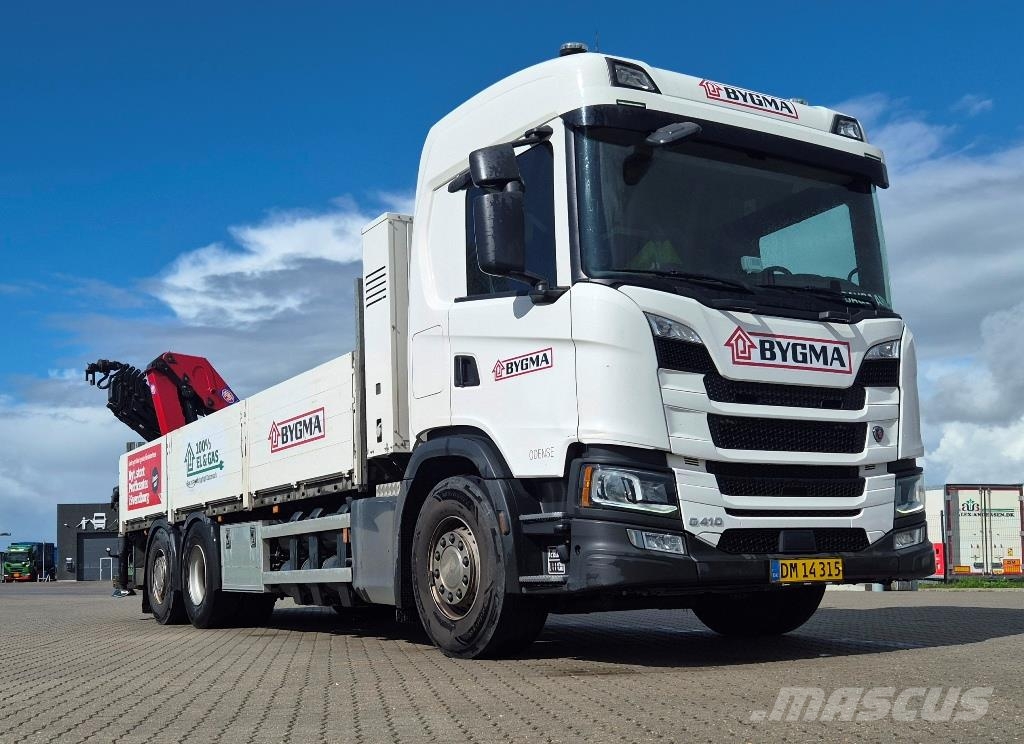 Scania G410 GAS HMF 2820 kran Kranwagen