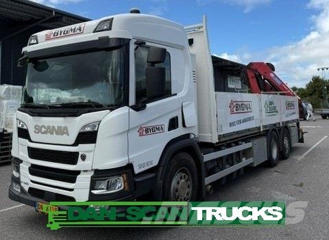 Scania P340 GAS med 2820 kran Kranwagen
