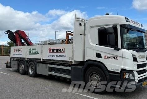 Scania P340 GAS med 2820 kran Kranwagen