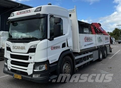 Scania P340 GAS med 2820 kran Kranwagen