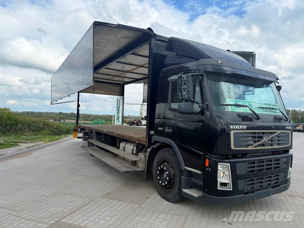 Volvo FM 9 260 sideåbning شاحنات ذات هيكل صندوقي