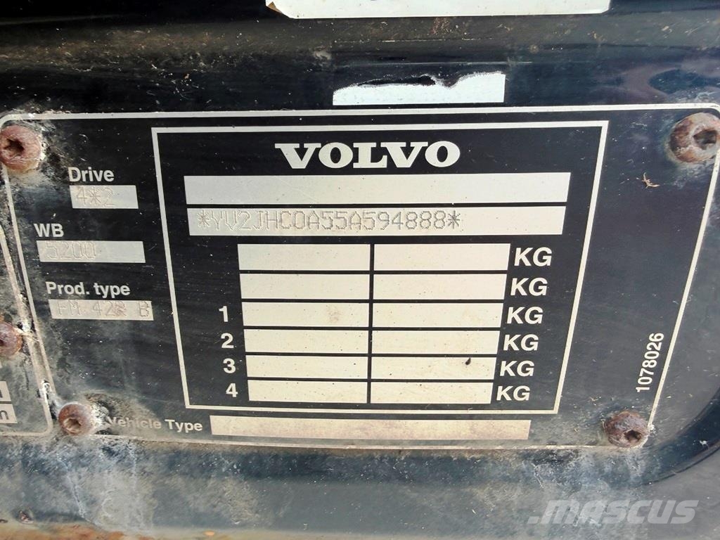 Volvo FM 9 260 sideåbning شاحنات ذات هيكل صندوقي