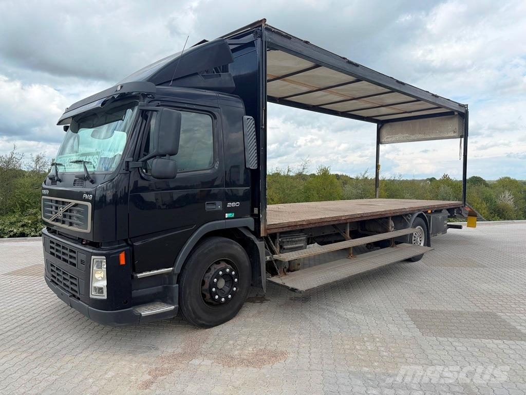 Volvo FM 9 260 sideåbning شاحنات ذات هيكل صندوقي
