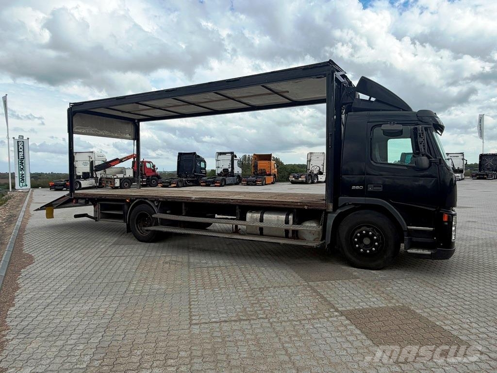 Volvo FM 9 260 sideåbning شاحنات ذات هيكل صندوقي