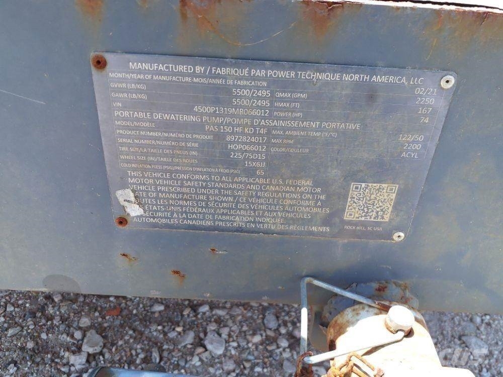 Atlas Copco PAS150HF 水泵