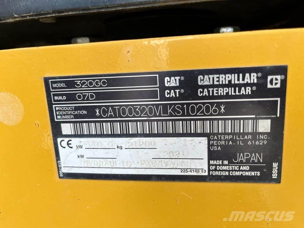 CAT 320GC Rupsgraafmachines