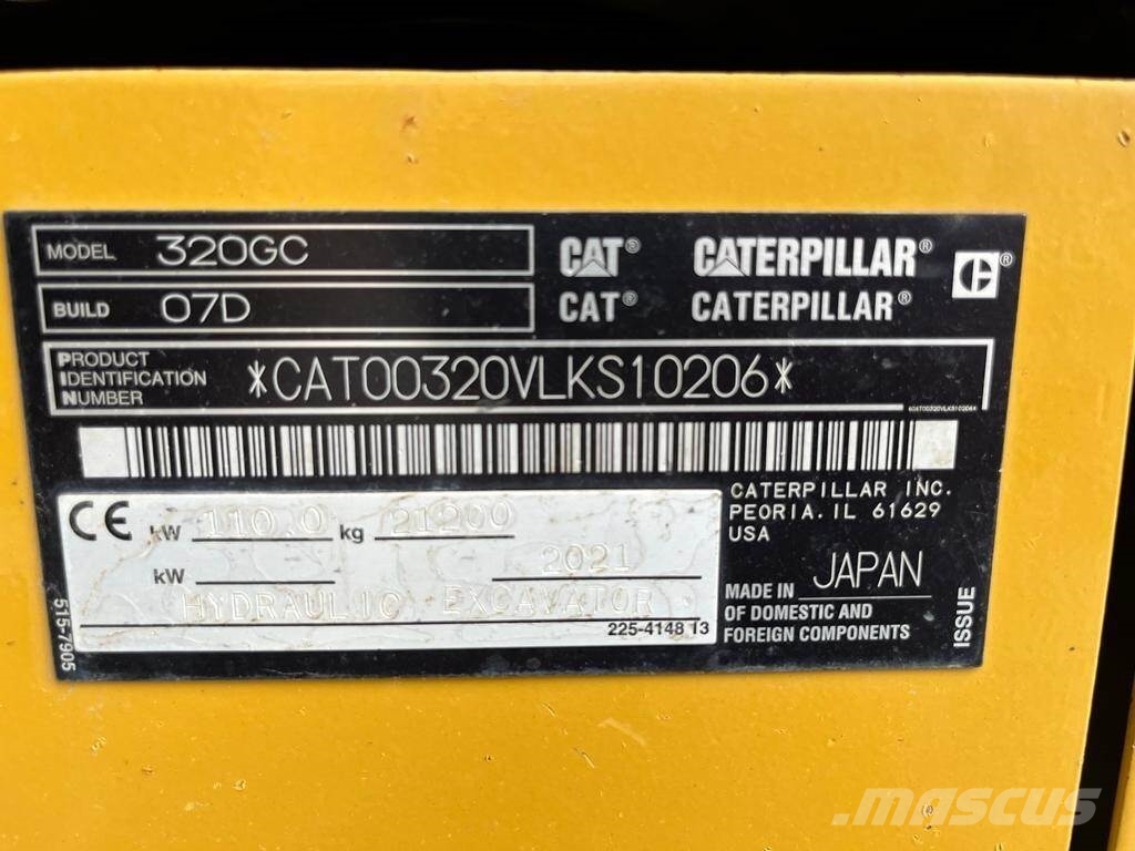 CAT 320GC Rupsgraafmachines
