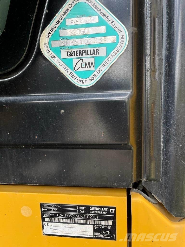 CAT 320GC Rupsgraafmachines