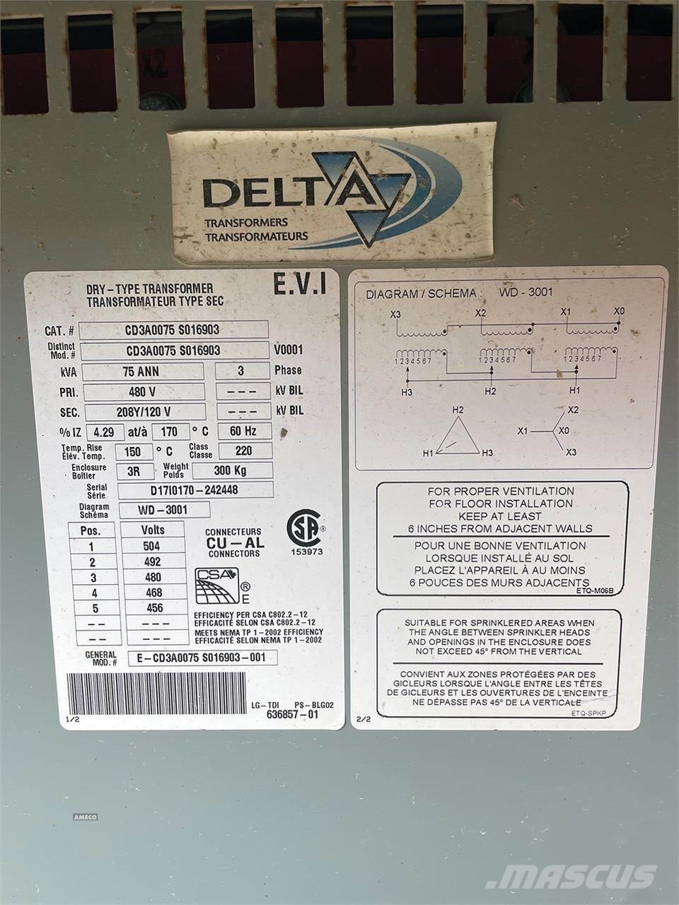 Delta 75 KVA Overige generatoren