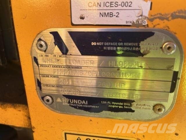 Hyundai HL965XT 轮式装载机
