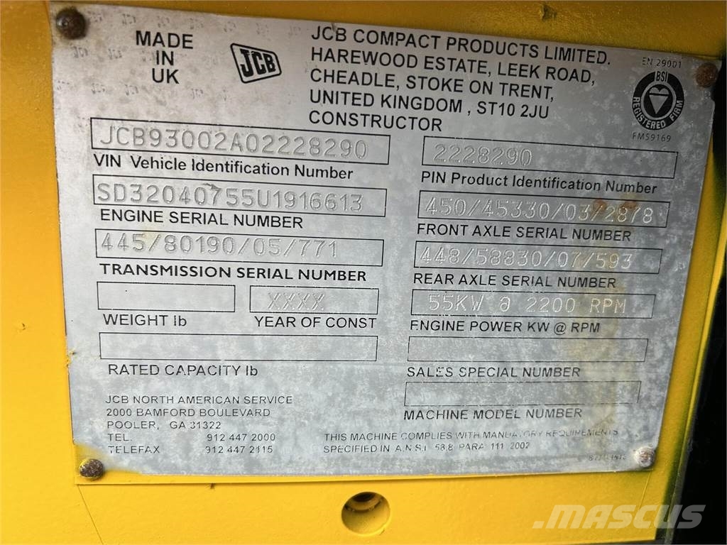 JCB 930 Geländestapler