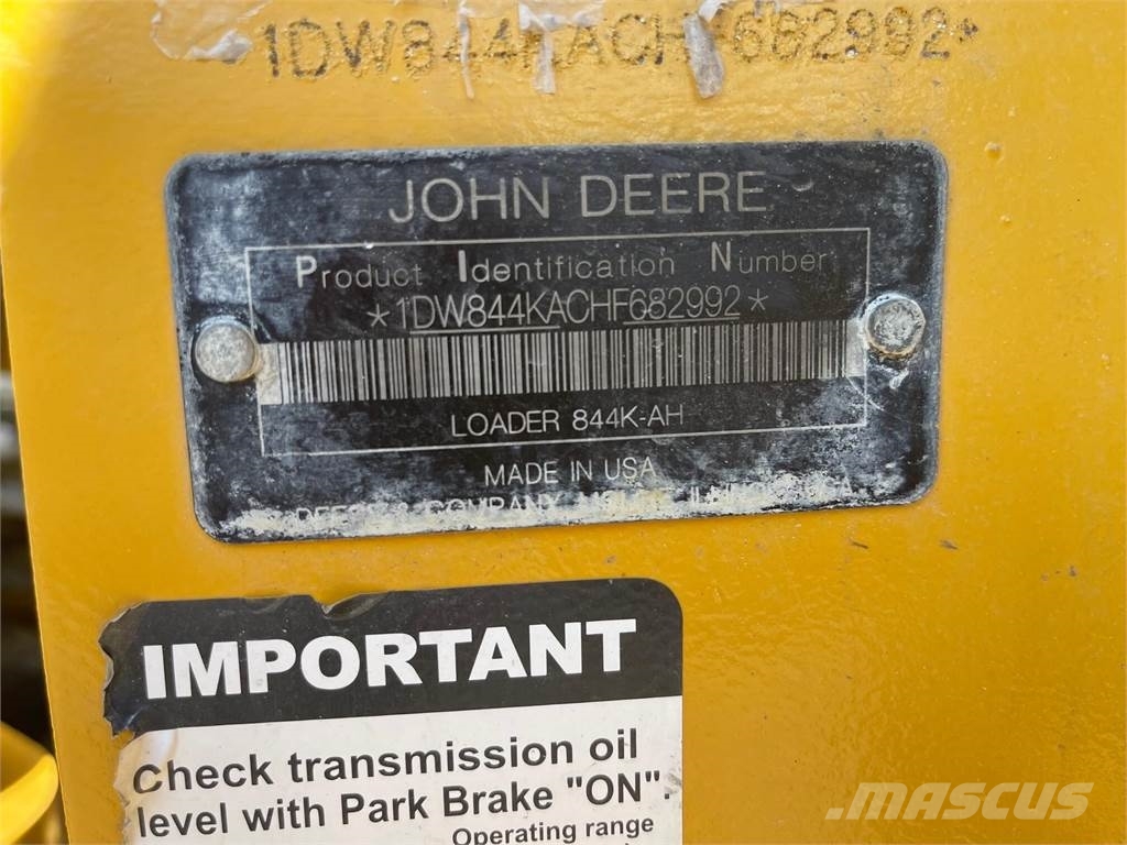 John Deere 844KIII Cargadoras sobre ruedas