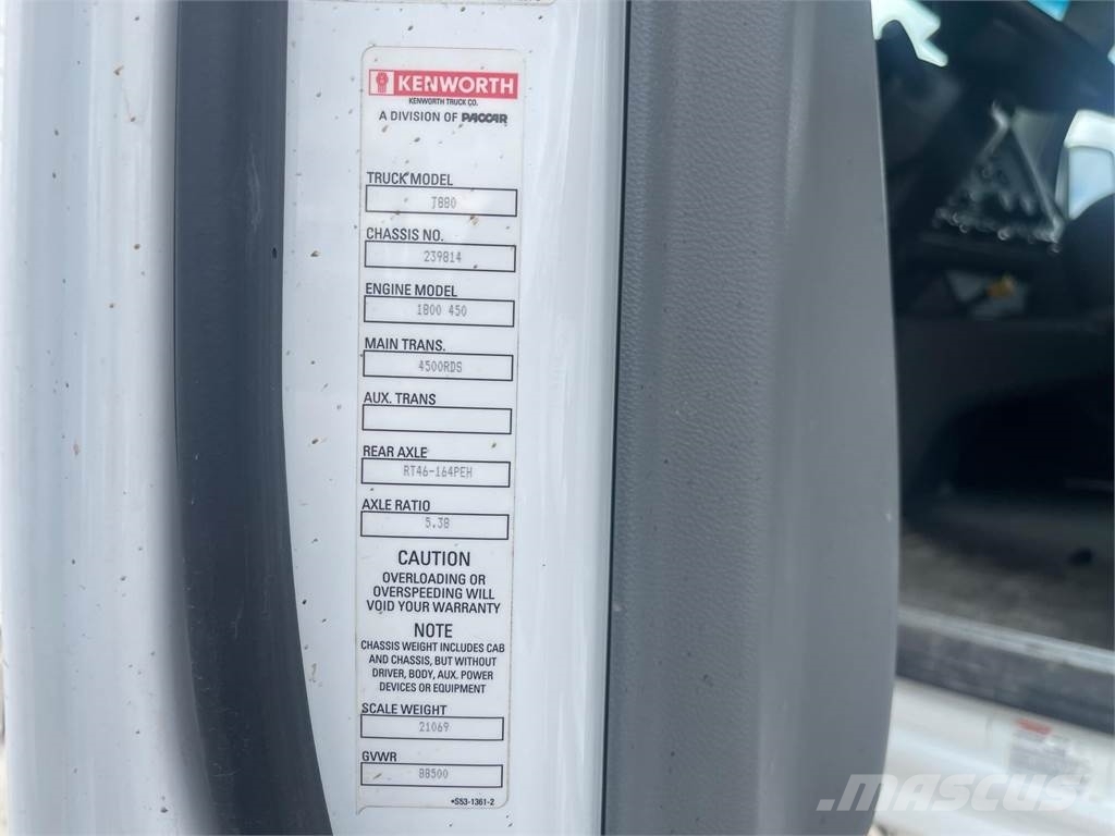 Kenworth T880 Κατασκευές - Άλλα