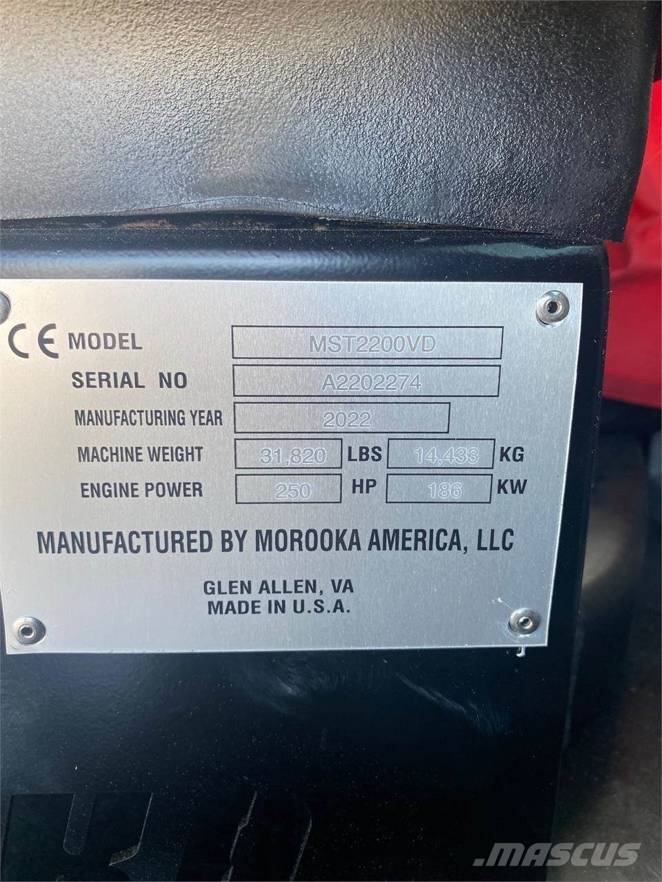 Morooka MST2200VD Teladumpperit