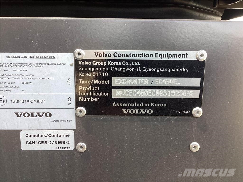 Volvo EC480EL Bageri guseničari