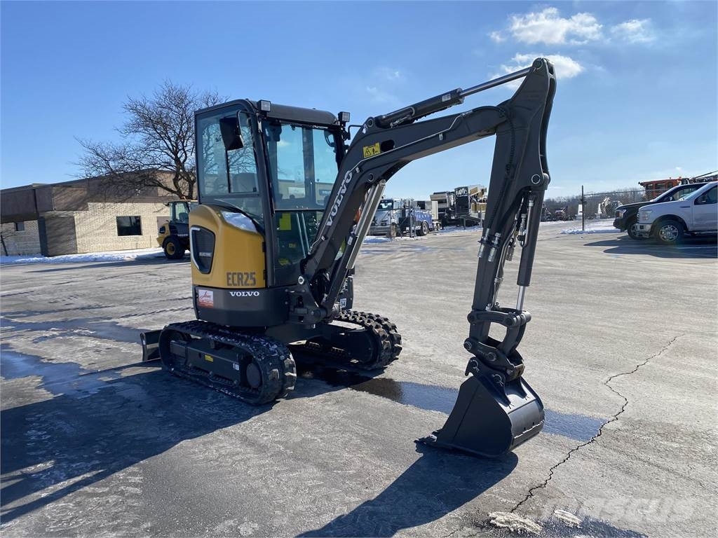 Volvo ECR25 ELECTRIC Mini ekskavatörler, 7 tona dek