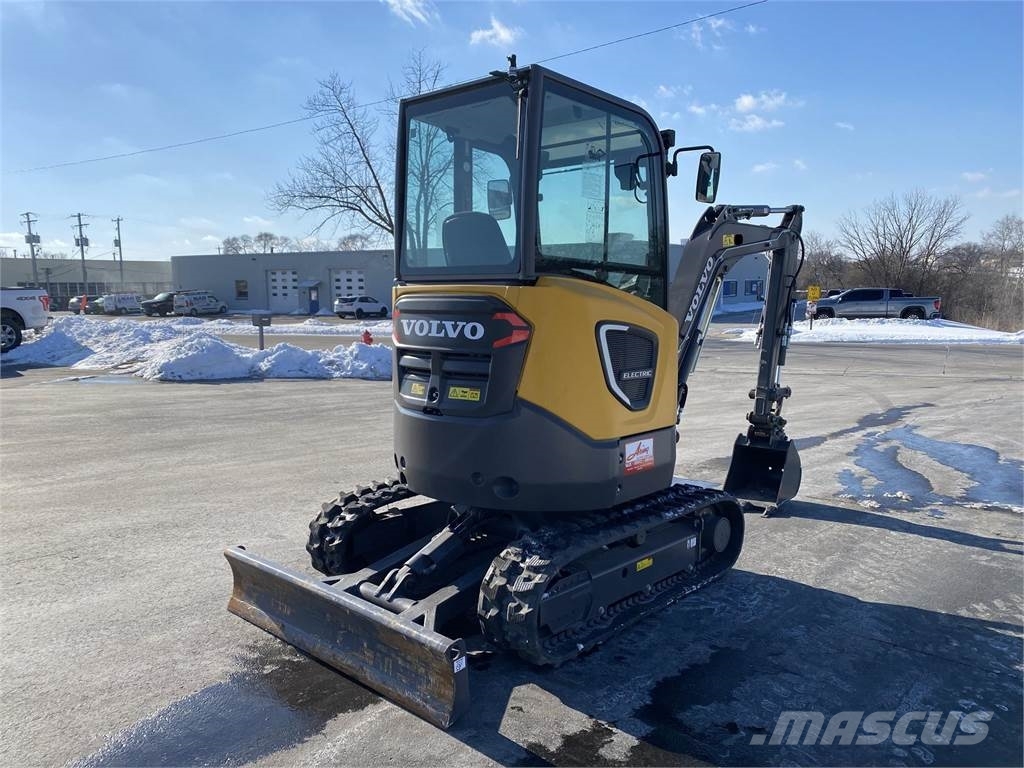Volvo ECR25 ELECTRIC Mini ekskavatörler, 7 tona dek