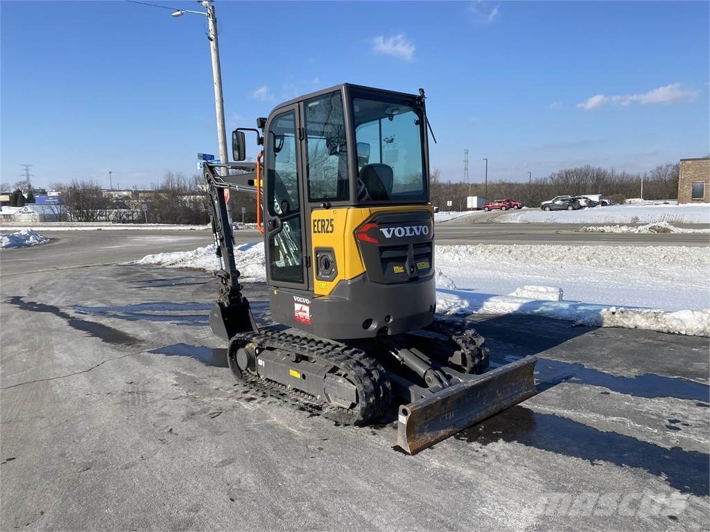 Volvo ECR25 ELECTRIC Mini ekskavatörler, 7 tona dek