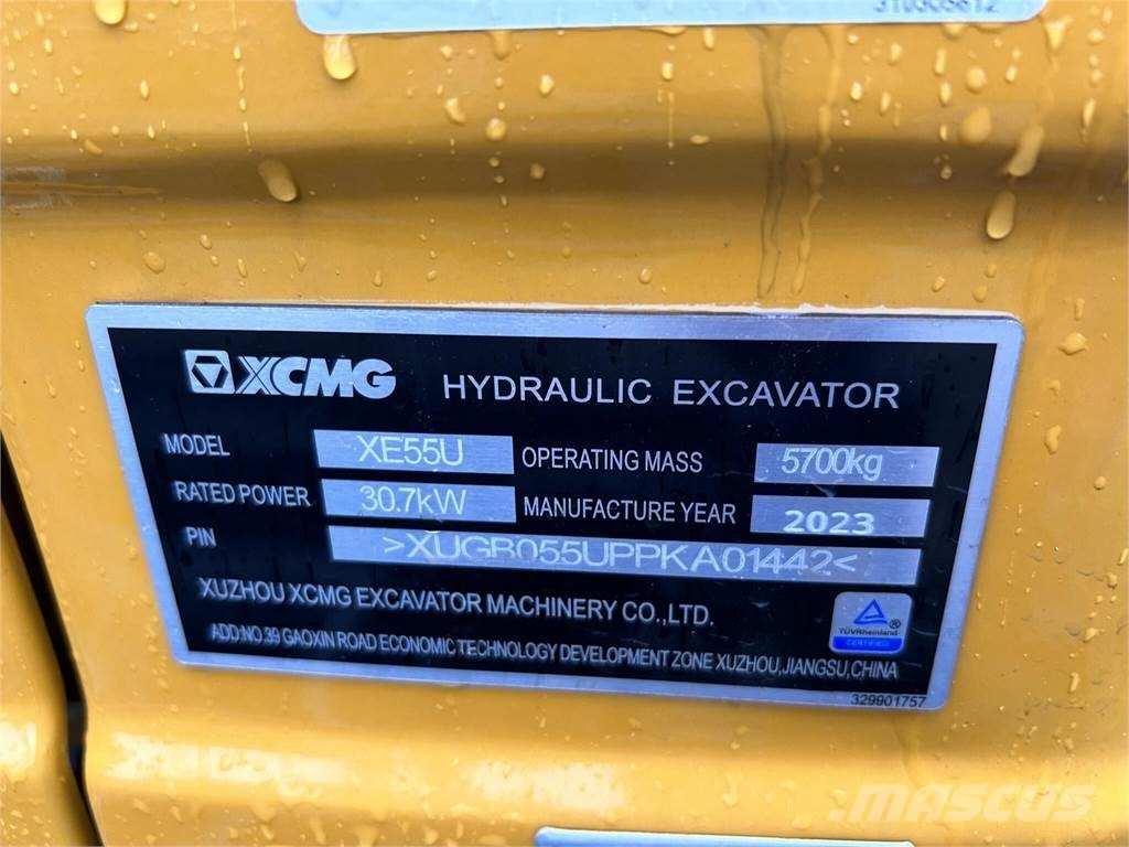 XCMG XE55U Miniekskavaatorid < 7 t