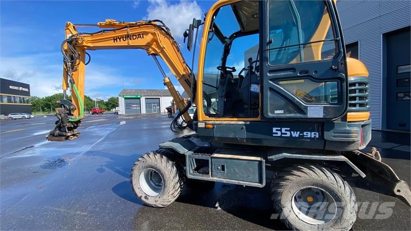 Hyundai 55W-9A Wielgraafmachines