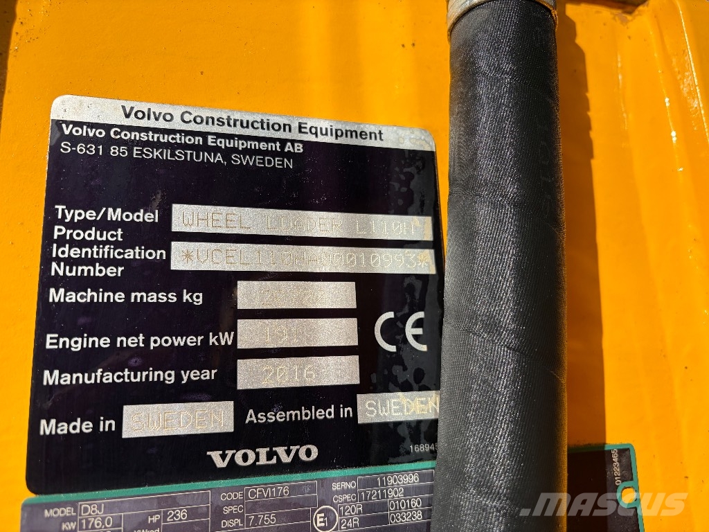 Volvo L 110 H Iekrāvēji uz riteņiem