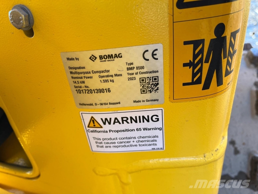 Bomag BMP 8500 Επίπεδοι κόπανοι