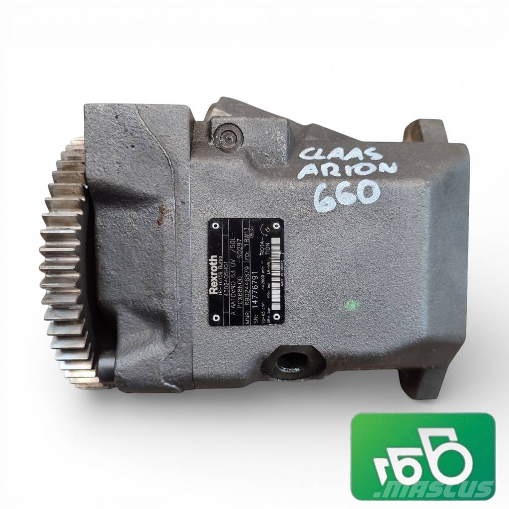 Rexroth Claas Arion 660 Hydraulic Pump A AA10VNO 63 Hydrauliikka