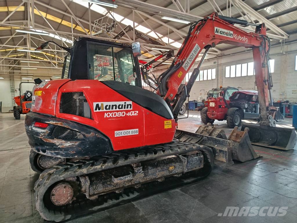 Kubota KX 080-4 A2 Midigraafmachines 7t - 12t
