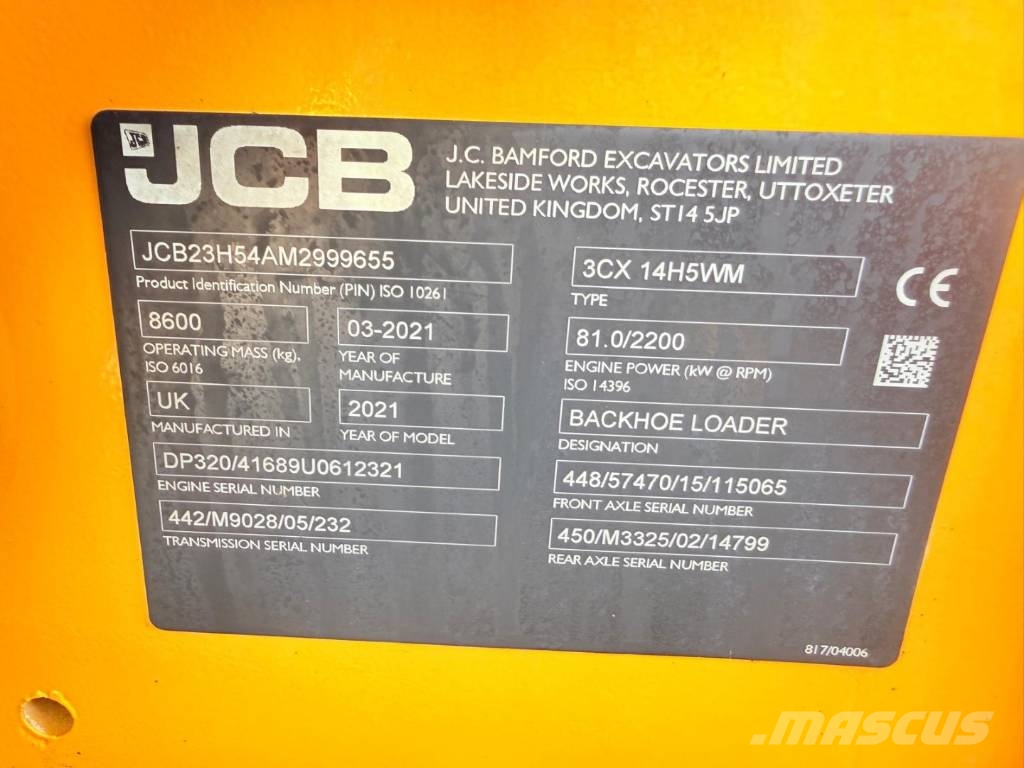 JCB 3 CX SM Plus Rýpadlo-nakladače