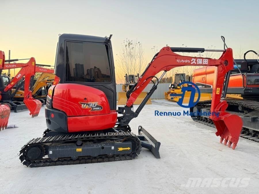 Kubota 30 Mini ekskavatörler, 7 tona dek