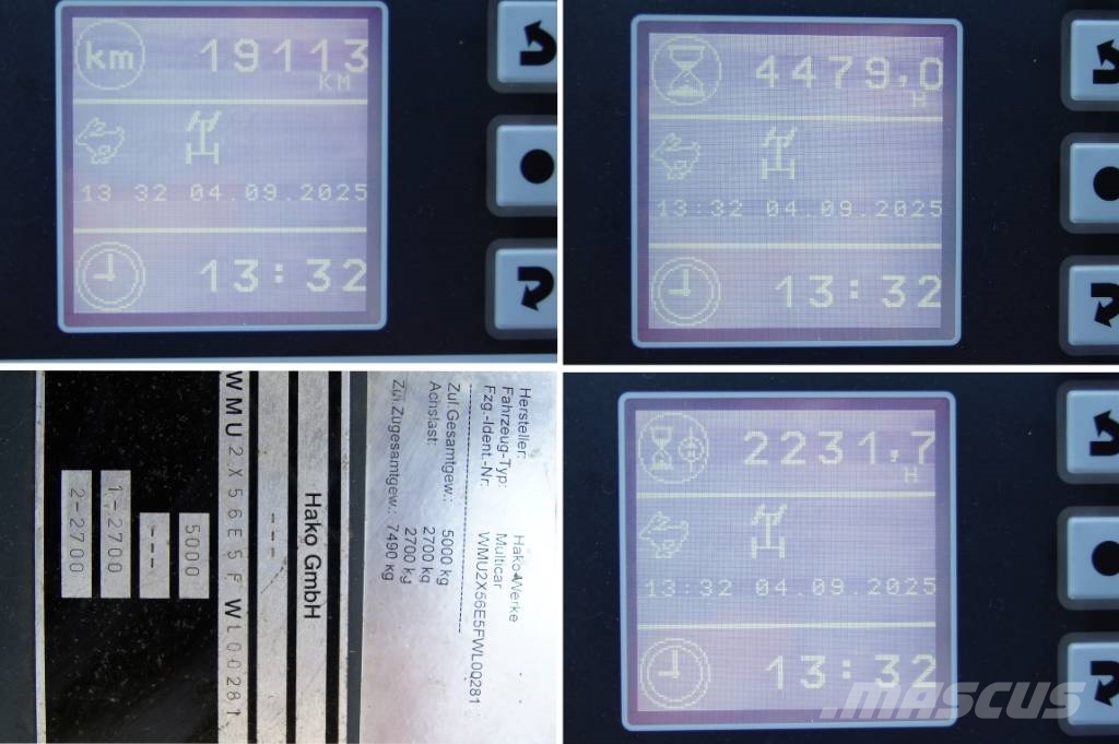 Multicar TREMO X56 Carrier CS/Euro 5/Besen/Wasserfass/Sole Utcaseprő teherautók