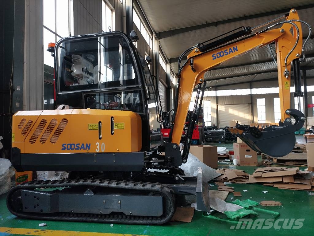 Soosan 3吨履带式挖掘机 Excavadoras sobre orugas