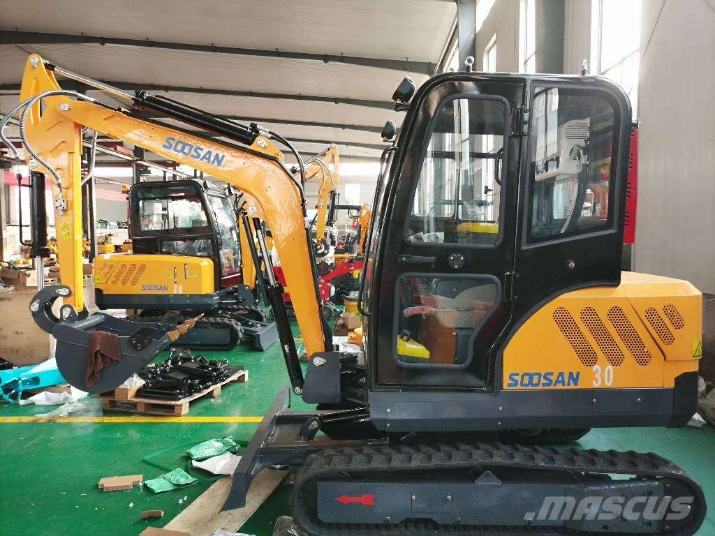 Soosan 3吨履带式挖掘机 Excavadoras sobre orugas