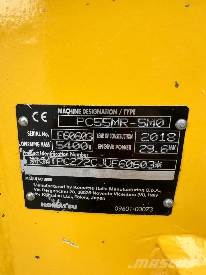 Komatsu PC55 Miniexcavadoras