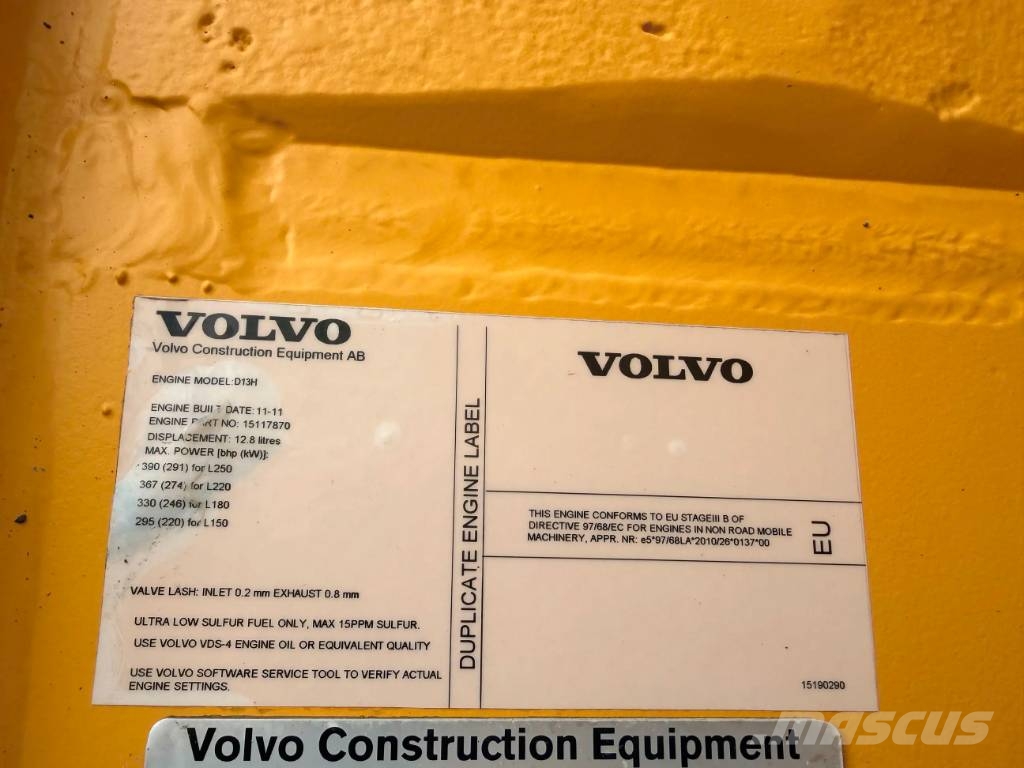 Volvo L180G Iekrāvēji uz riteņiem