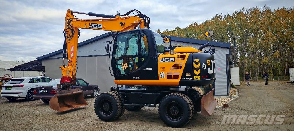 JCB JS 145 W TT4I, 4048h, NO AdBlue Bageri na kotačima