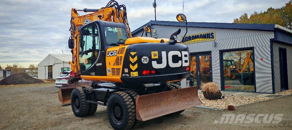 JCB JS 145 W TT4I, 4048h, NO AdBlue Bageri na kotačima